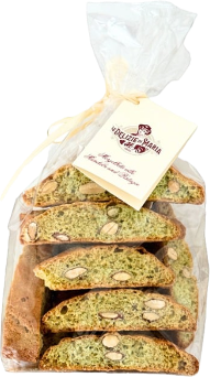 Le Delizia di Maria: Cantuccini mit Mandeln & Pistazien – Morzelletti alle Mandorle e Pistacchio – Italienisches Gebäck