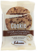 Falcone Cookie Cuor di Gianduia – Italienische Kekse mit Haselnuss-Schokolade – Original Falcone Dolciaria