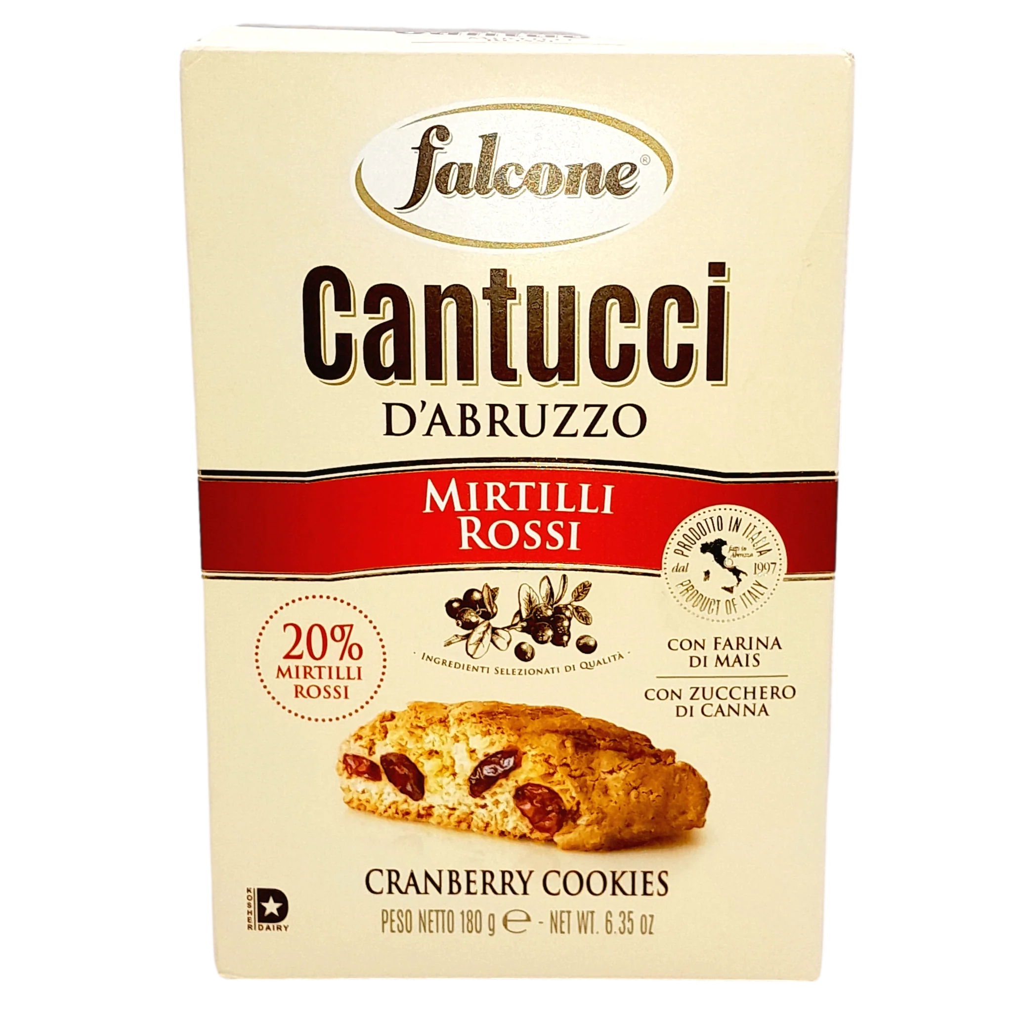 Falcone Cantuccini mit Preiselbeeren & Mandeln – Mirtilli Rossi – Italienisches Gebäck aus den Abruzzen
