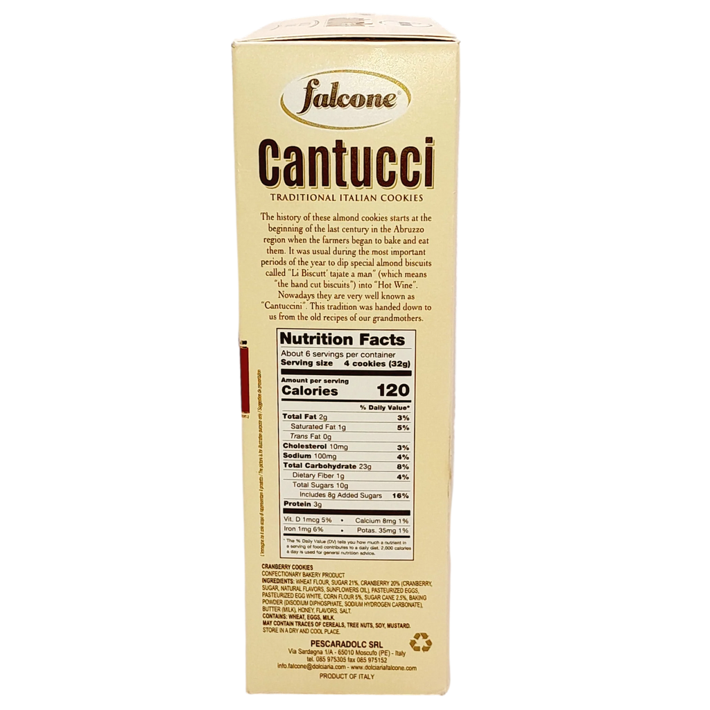 Falcone Cantuccini mit Preiselbeeren & Mandeln – Mirtilli Rossi – Italienisches Gebäck aus den Abruzzen