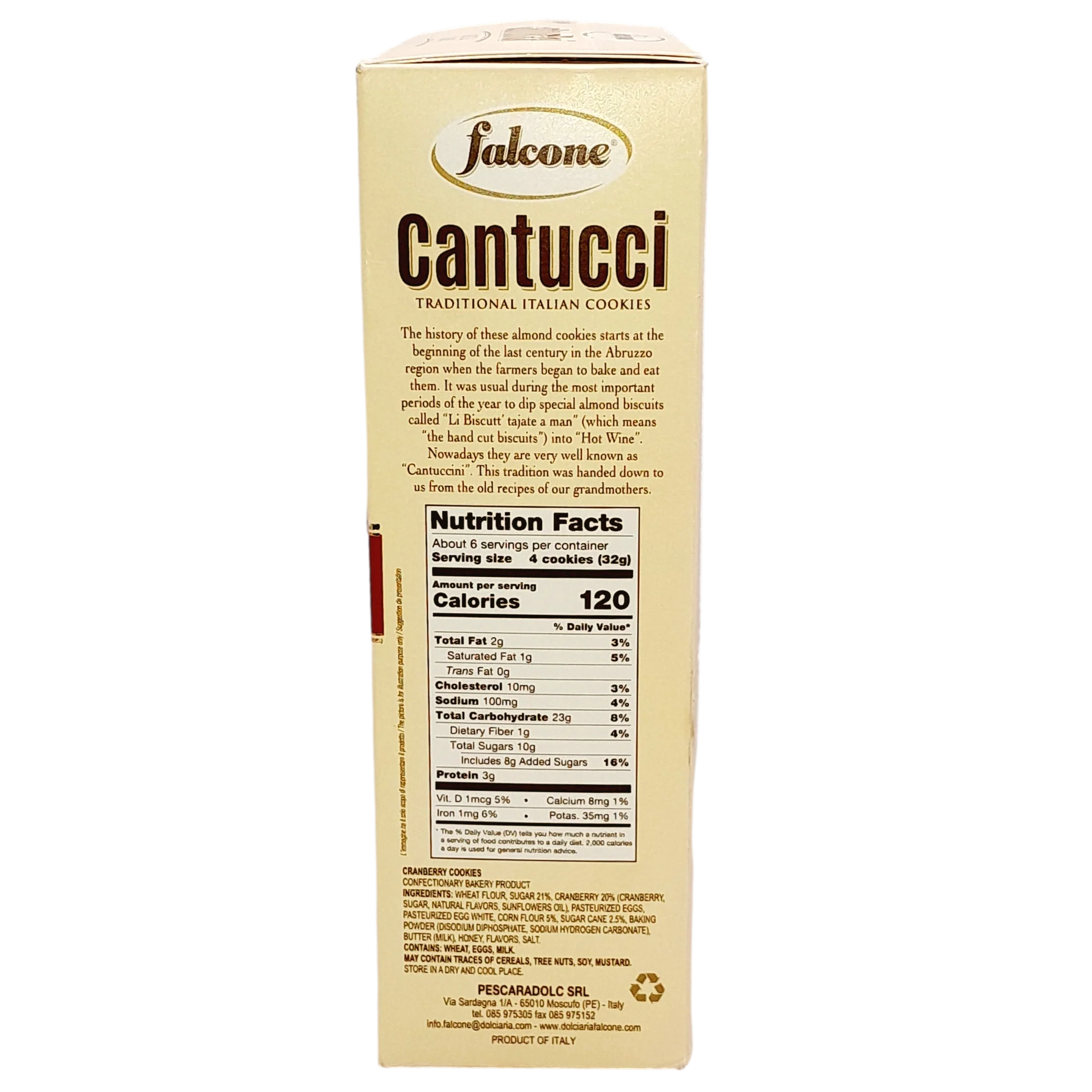 Falcone Cantuccini mit Preiselbeeren & Mandeln – Mirtilli Rossi – Italienisches Gebäck aus den Abruzzen