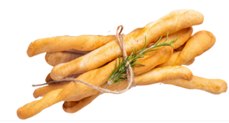Italienische Grissini mit Rosmarin – Knusprige Brotstangen mit Kräutern – Mediterranes Knabbergebäck