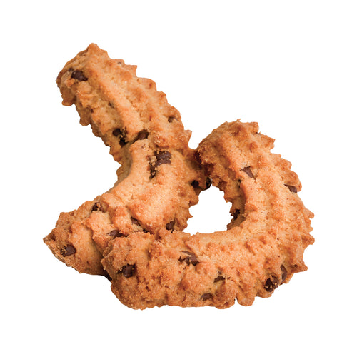 Brusa - Krumiri al Cioccolato (italienischer Butterkeks mit Zartbitterschokoladenstückchen)