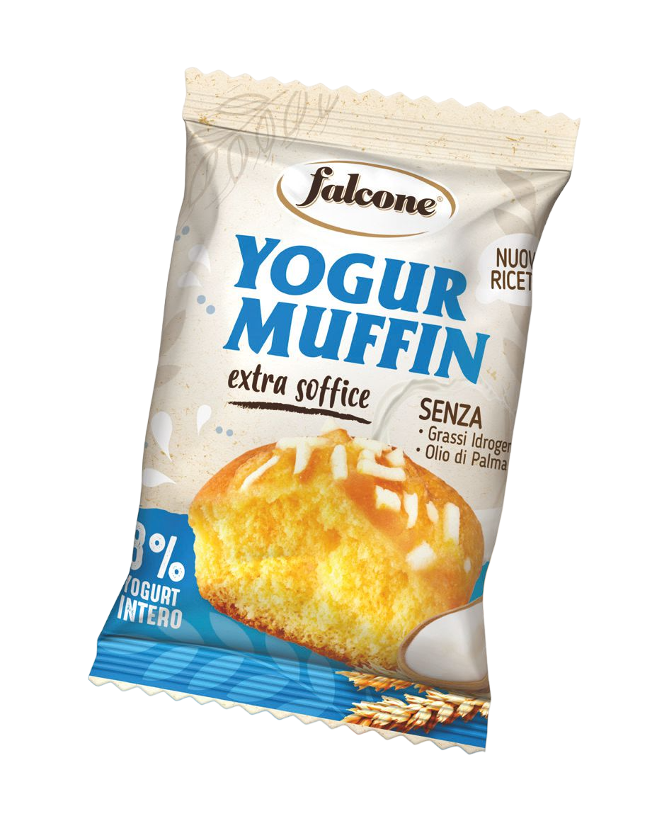 Falcone Muffin allo Yogurt – Extra saftige Joghurt-Muffins – Italienisches Gebäck von Falcone Dolciaria